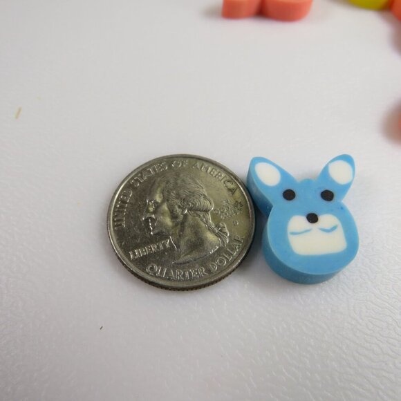 Easter Egg Filler: Small Erasers (24 items) Bunnies, Eggs, Carrots - Picture 3 of 6
